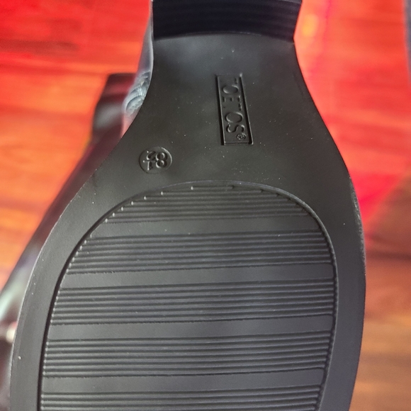 TOETOS women's fashion riding boots 8.5 black - Picture 5 of 6